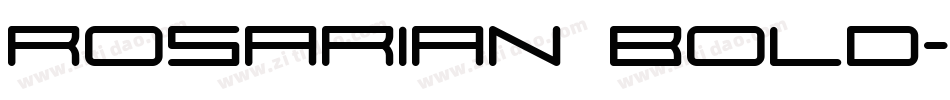 rosarian bold字体转换